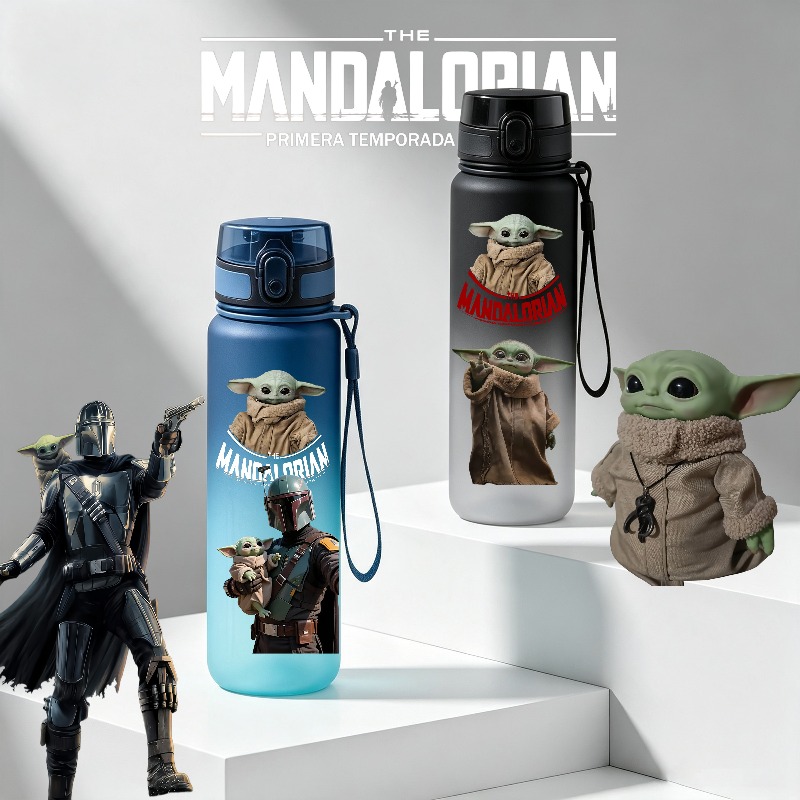 Baby Yoda Nursery - 650ml Cute Grogu Baby Yoda Cartoon