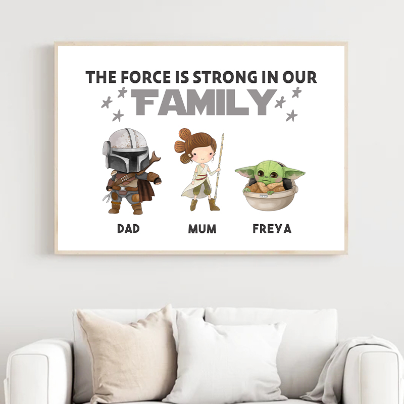 Baby Yoda Nursery - Cá Tính Họ In Tên Yoda