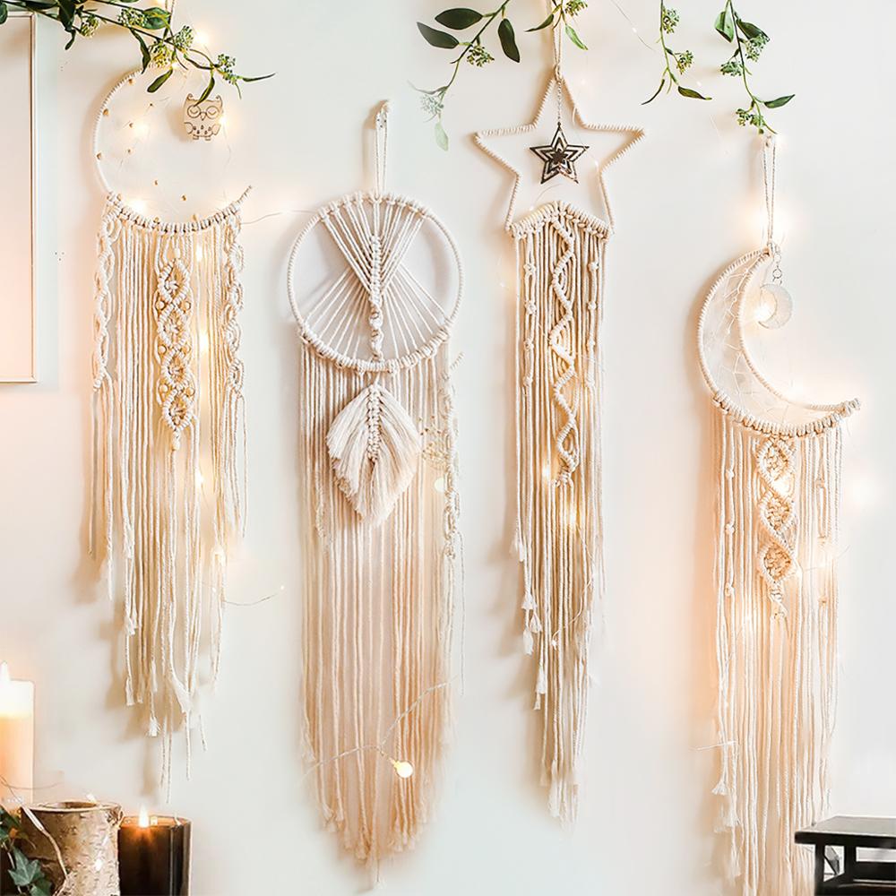 Baby Nursery Modern - Macrame Dream Catcher Boho Trang Trí