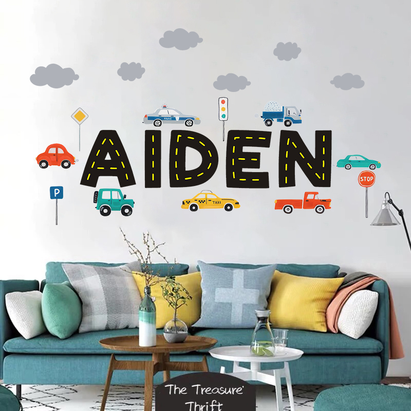 Custom Name Construction Vehic - đánh giá và giá Baby Nursery Panelling