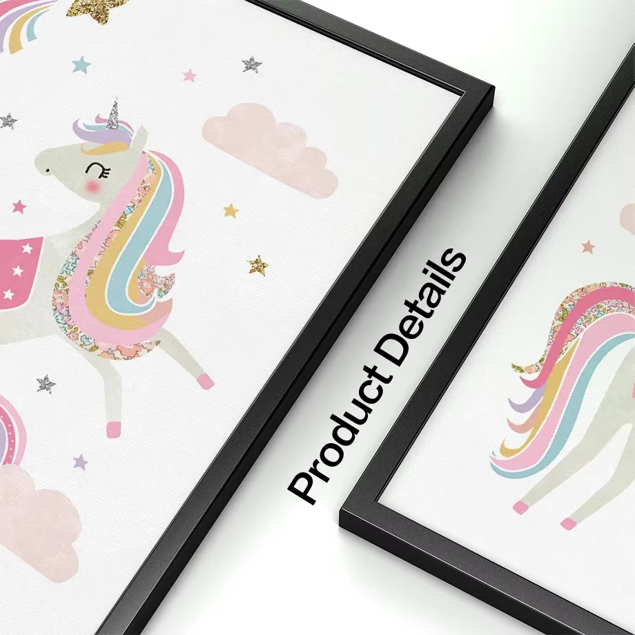 Pink Unicorn Rabbit Rainbow Cl - đánh giá và giá Baby Nursery Mirror
