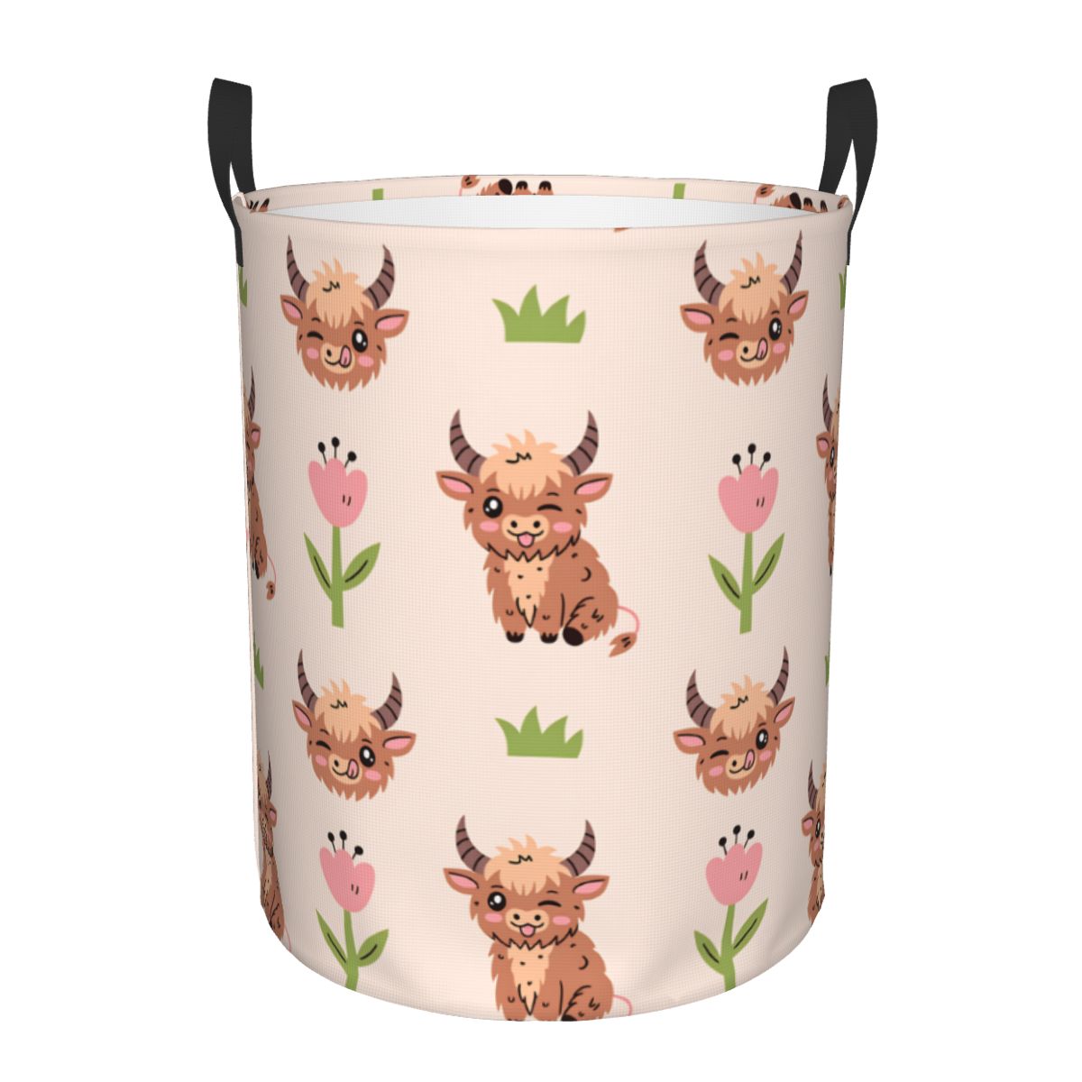Cute Baby Highland Cows Laundr - đánh giá và giá Baby Nursery Laundry Basket