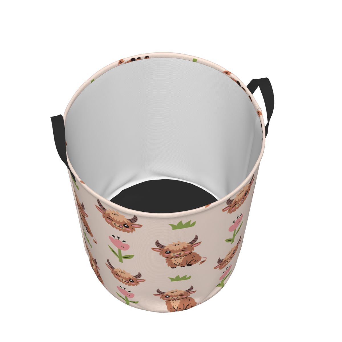Cute Baby Highland Cows Laundr - đánh giá và giá Baby Nursery Laundry Basket
