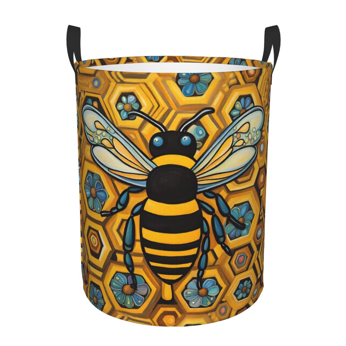 Bee And Honeycomb Print Laundr - đánh giá và giá Baby Nursery Laundry Basket