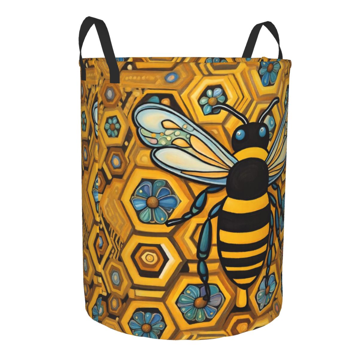 Bee And Honeycomb Print Laundr - đánh giá và giá Baby Nursery Laundry Basket