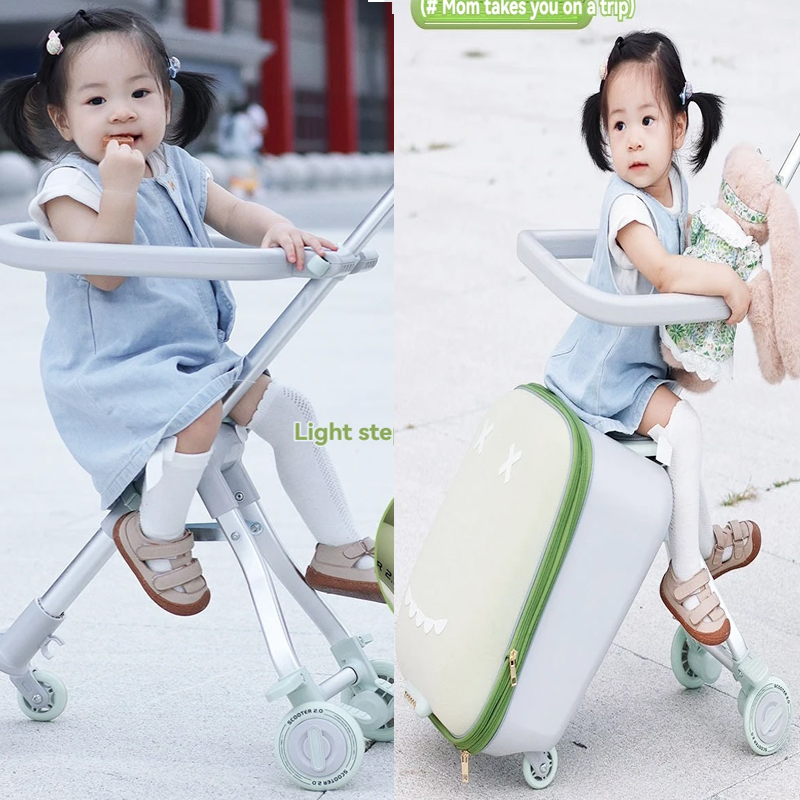 Children's Luggage Case Can Ri - đánh giá và giá Baby Nursery Trolley