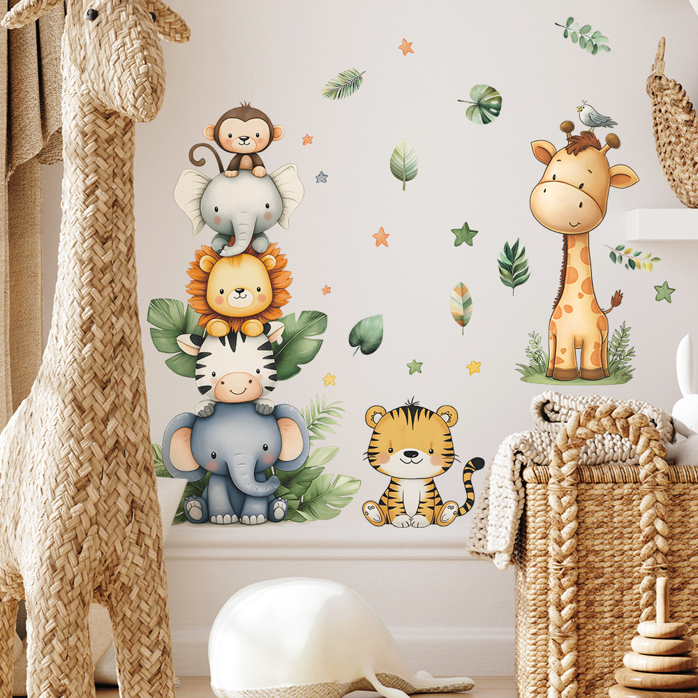 Boho Forest Animals Wall Stick - đánh giá và giá Baby Nursery Panelling