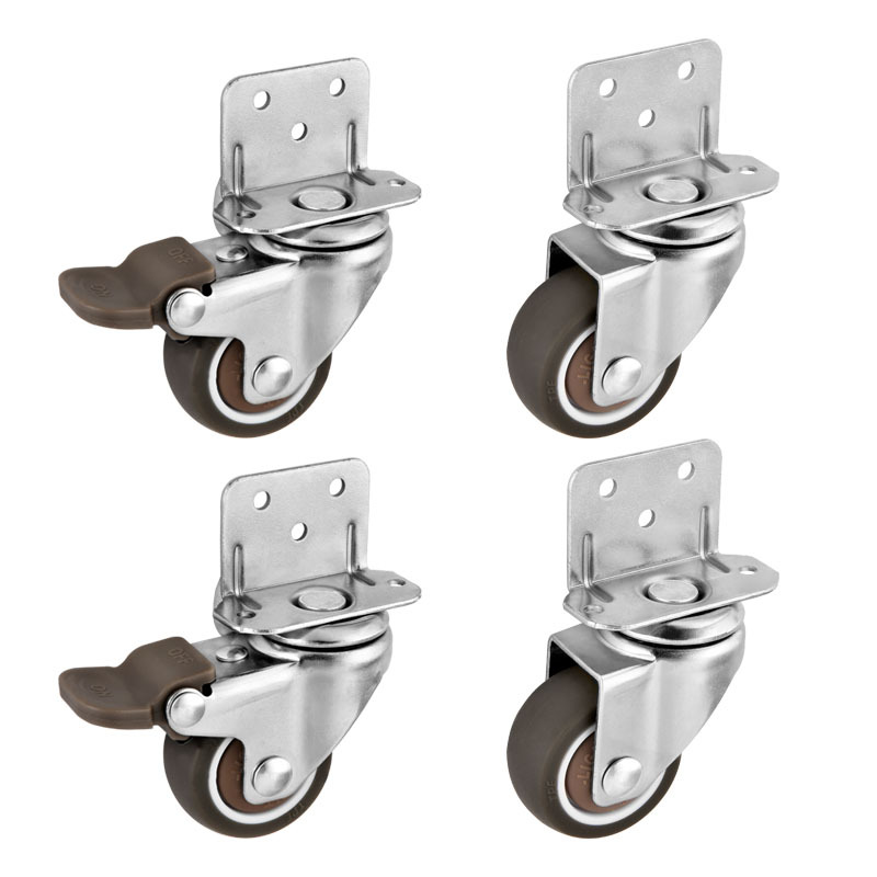 4Pcs L Type Furniture Casters  - đánh giá và giá Baby Nursery Trolley