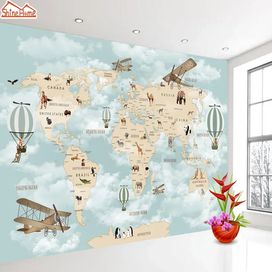 3d Hình Bức Bích Họa Hoạt Hình - đánh giá và giá Baby Nursery Peel And Stick Wallpaper