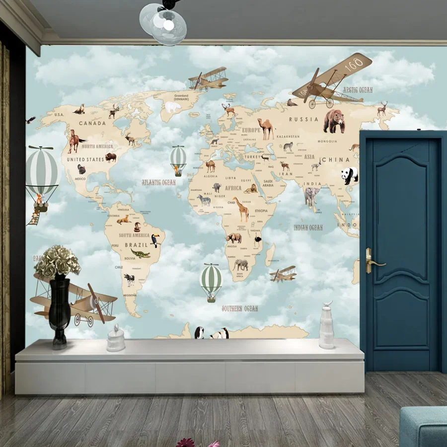 3d Hình Bức Bích Họa Hoạt Hình - đánh giá và giá Baby Nursery Peel And Stick Wallpaper