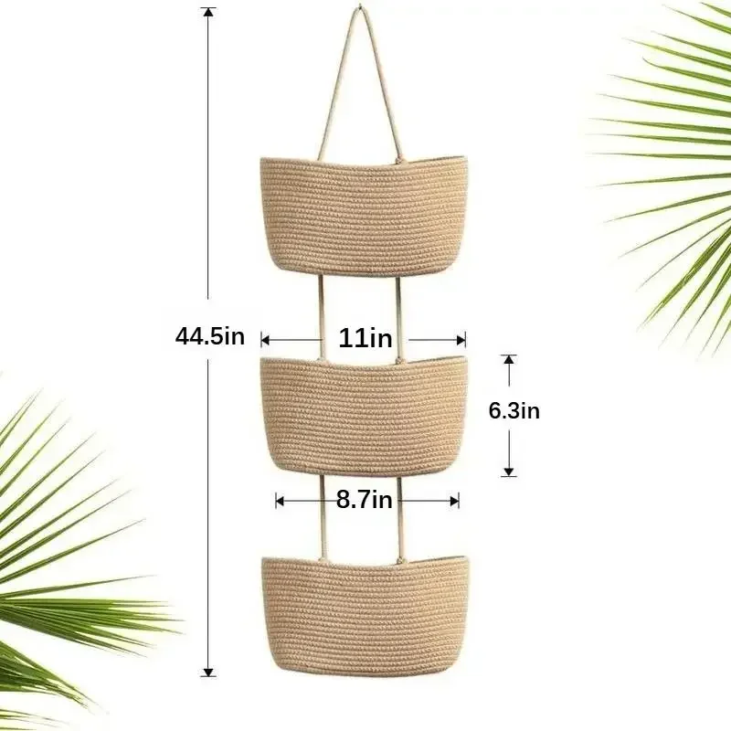 3-Tier Woven Cotton Hanging St - đánh giá và giá Baby Nursery Laundry Basket