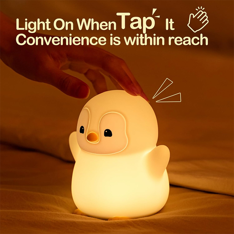 NEW Penguin Night Light Silico - đánh giá và giá Baby Nursery Table Lamp