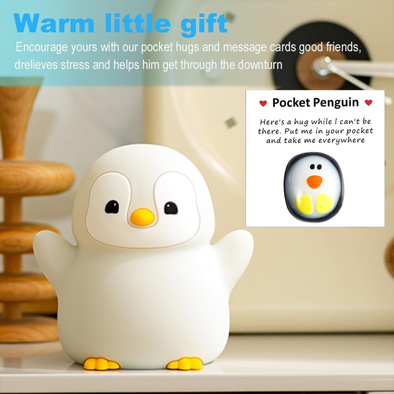 NEW Penguin Night Light Silico - đánh giá và giá Baby Nursery Table Lamp