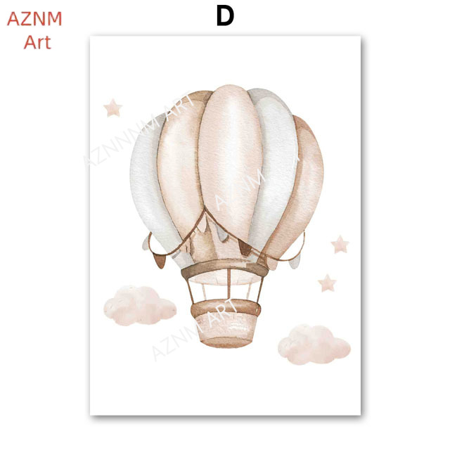 Elephant Balloon Rainbow Moon  - đánh giá và giá Baby Nursery Pictures