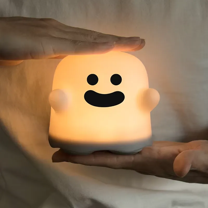 Creative Cute Ghost Night Ligh - đánh giá và giá Baby Nursery Table Lamp