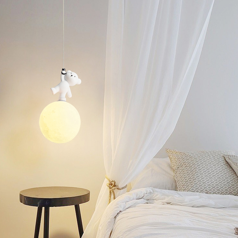 Bear Lamp Cartoon Nursery Room - đánh giá và giá Baby Nursery Light Fixture