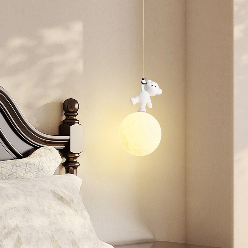 Bear Lamp Cartoon Nursery Room - đánh giá và giá Baby Nursery Light Fixture