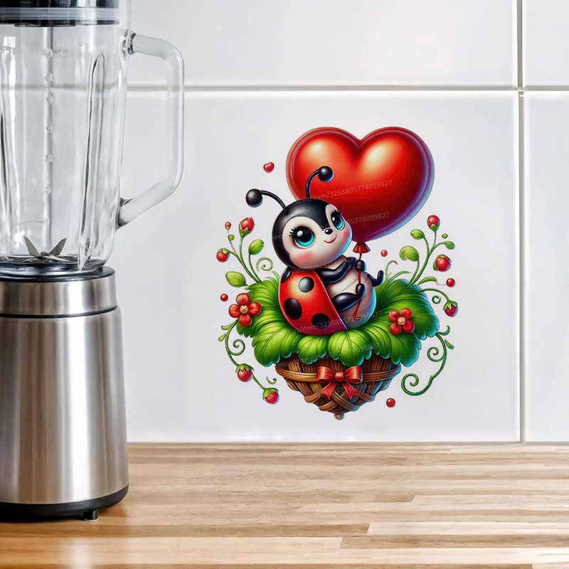 Cute Ladybug Wall Sticker Baby - đánh giá và giá Baby Nursery Panelling
