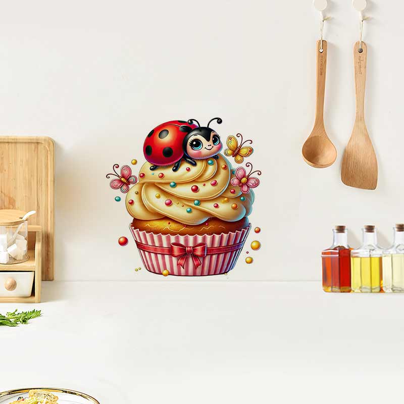 Cute Ladybug Wall Sticker Baby - đánh giá và giá Baby Nursery Panelling