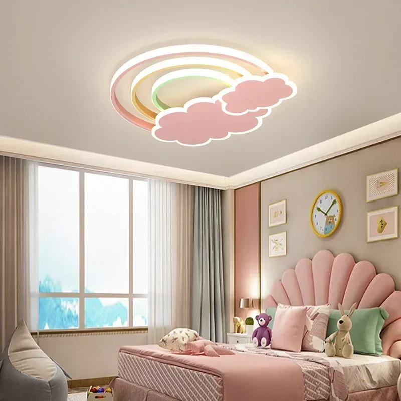 Modern Minimalist Rainbow Clou - đánh giá và giá Baby Nursery Light Fixture