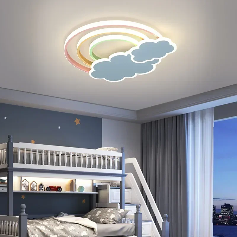 Modern Minimalist Rainbow Clou - đánh giá và giá Baby Nursery Light Fixture