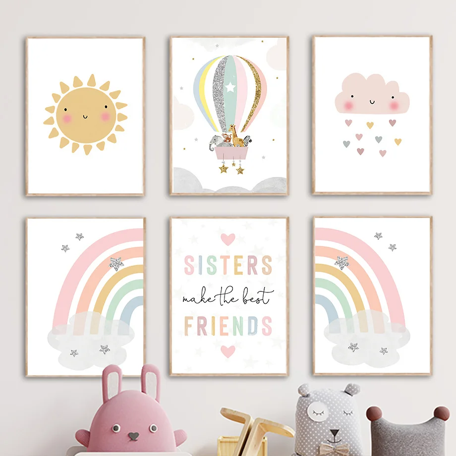 Giraffe Elephant Hot Balloon S - đánh giá và giá Baby Nursery Pictures