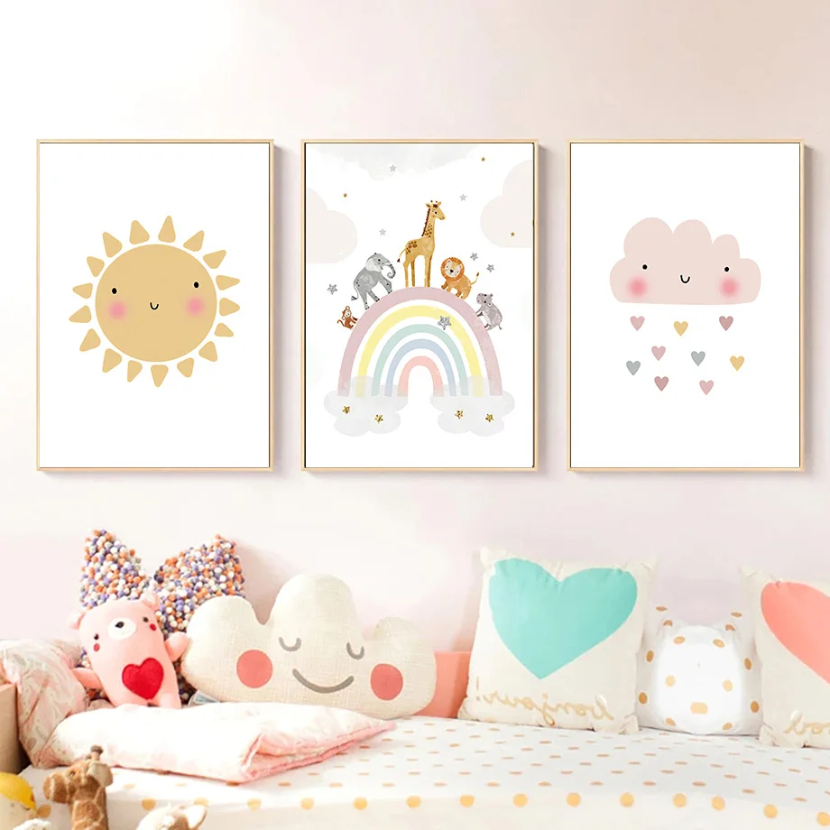 Giraffe Elephant Hot Balloon S - đánh giá và giá Baby Nursery Pictures