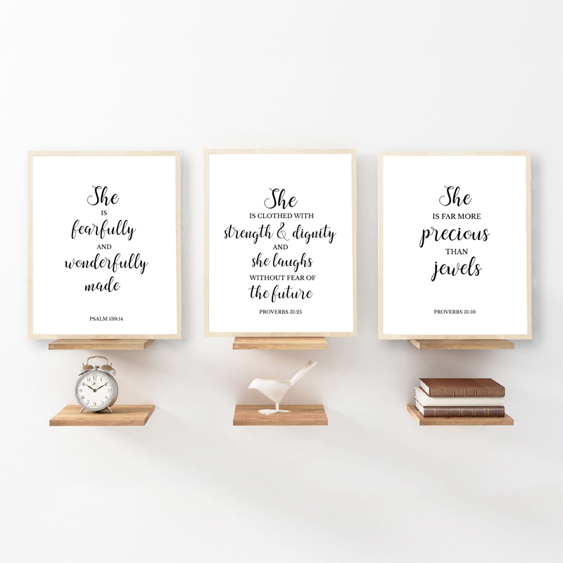 Câu Kinh Thánh Trích Kitô Giáo - đánh giá và giá Baby Nursery Quotes Wall Art