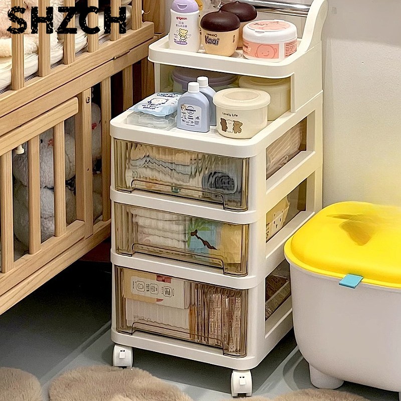 3-Tier Rolling Storage Cart Nu - đánh giá và giá Baby Nursery Drawers