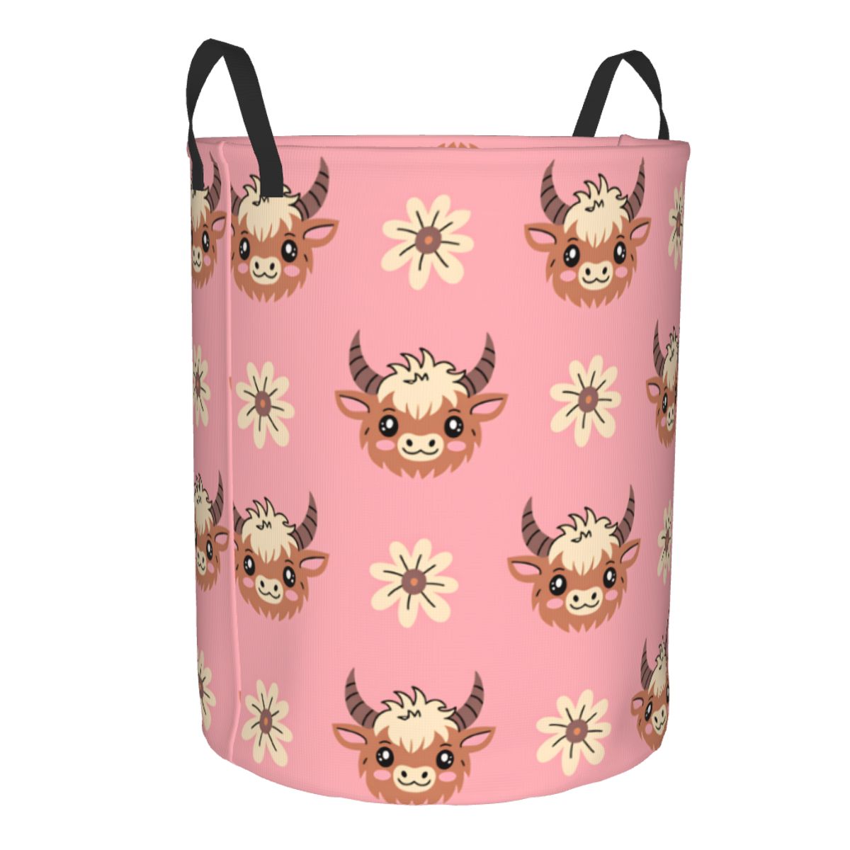 Cute Baby Highland Cows Laundr - đánh giá và giá Baby Nursery Laundry Basket