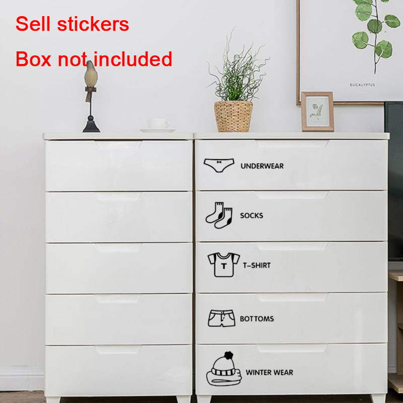 Kids' Room Organizer Stickers  - đánh giá và giá Baby Nursery Drawers