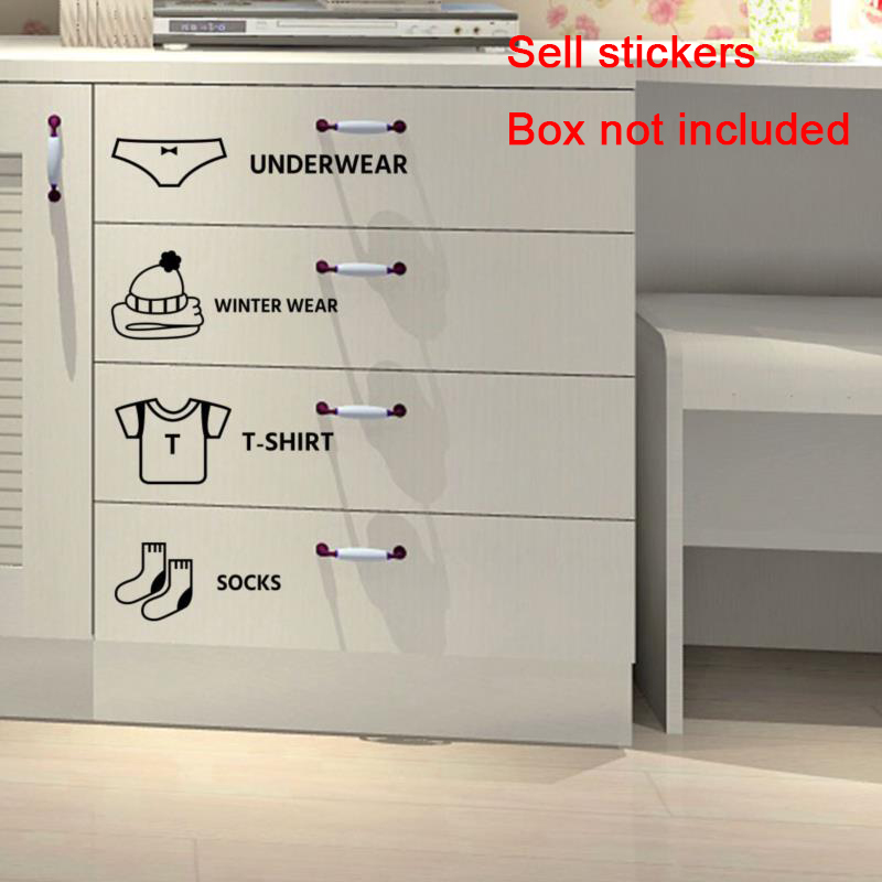 Kids' Room Organizer Stickers  - đánh giá và giá Baby Nursery Drawers