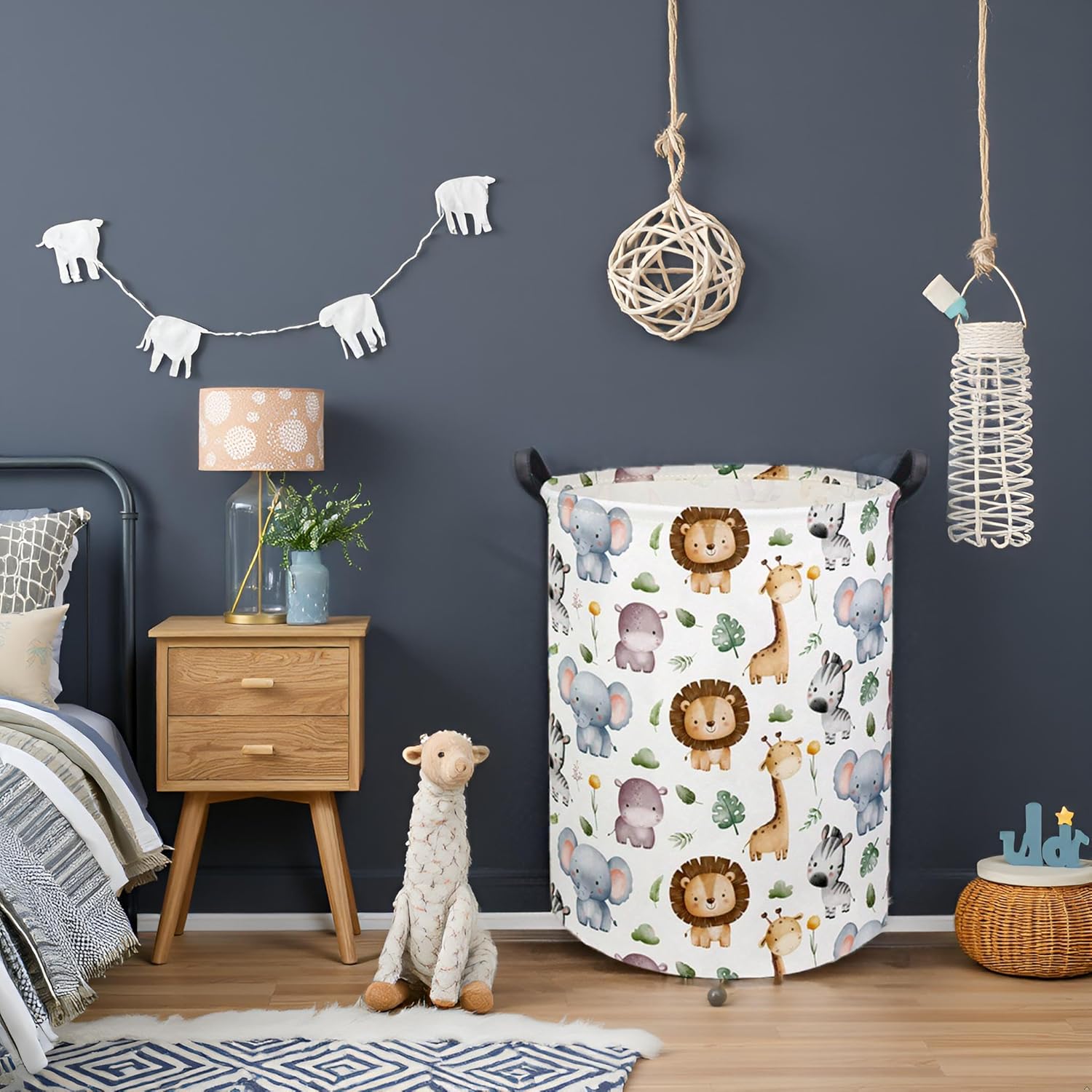 Baby Laundry Hamper Basket Bab - đánh giá và giá Baby Nursery Laundry Basket