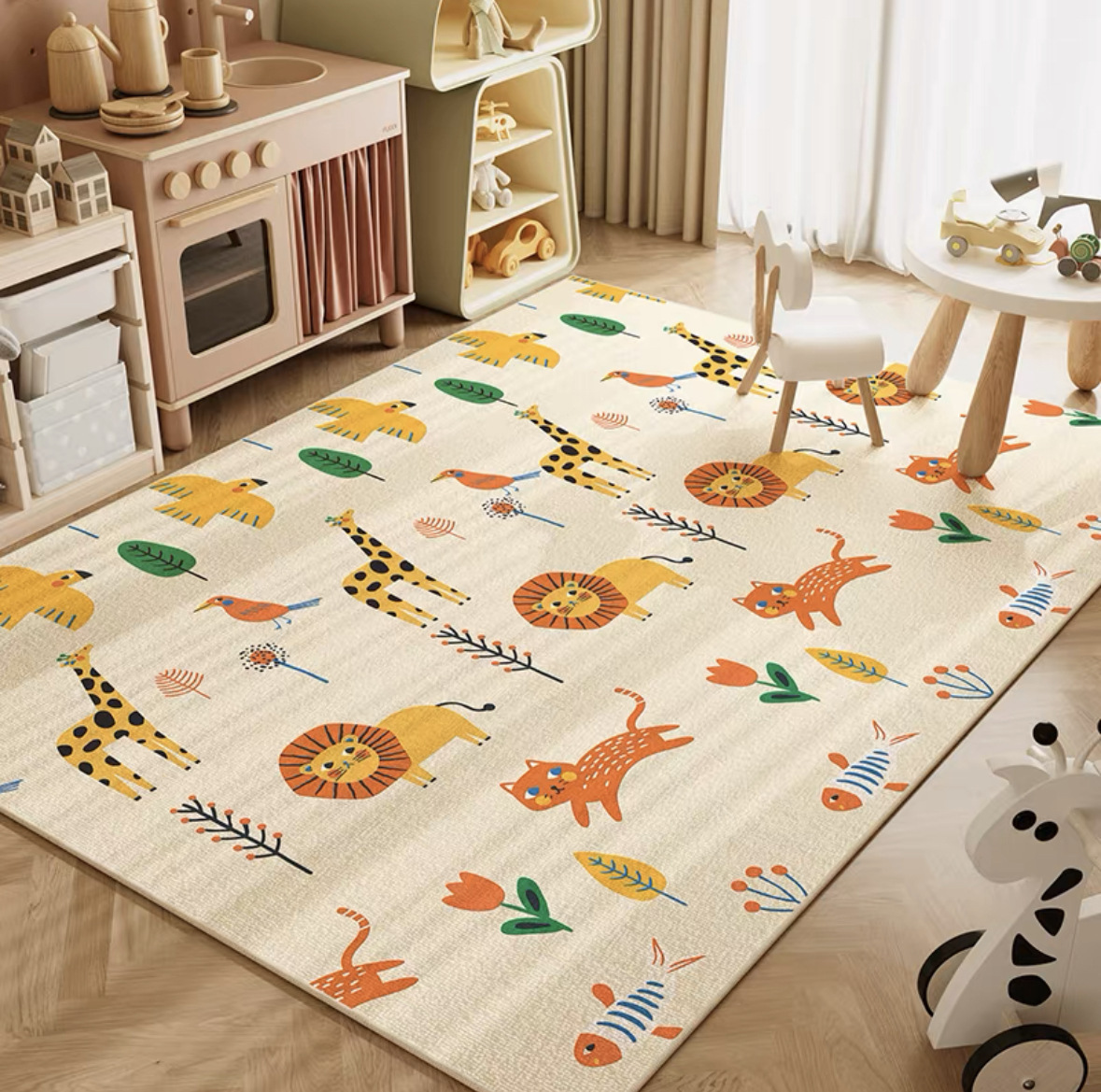 VIKAMA Neutral Cartoon Lion Ba - đánh giá và giá Baby Nursery Mat