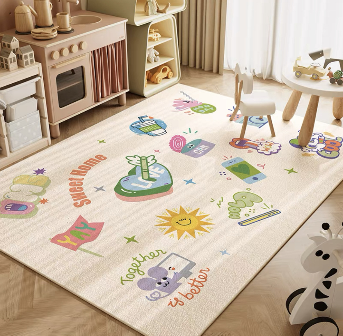 VIKAMA Neutral Cartoon Lion Ba - đánh giá và giá Baby Nursery Mat