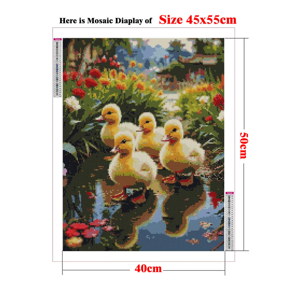 Yellow Duckling Diamond Art Ki - đánh giá và giá Baby Nursery Yellow