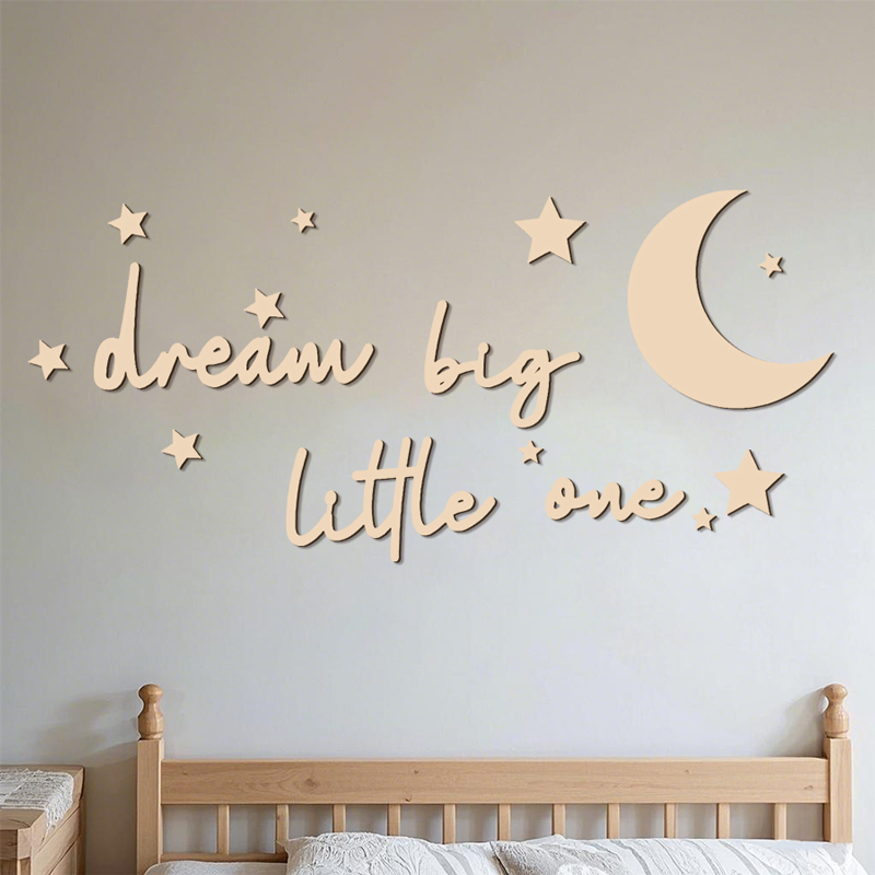 Dream Big Little One Wooden Si - đánh giá và giá Baby Nursery Modern