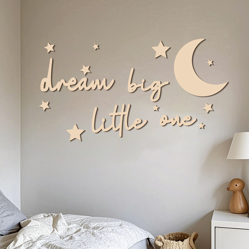 Dream Big Little One Wooden Si - đánh giá và giá Baby Nursery Modern
