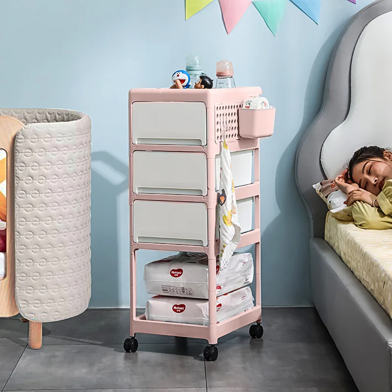 Cream Mobile Storage Cart,Mult - đánh giá và giá Baby Nursery Drawers