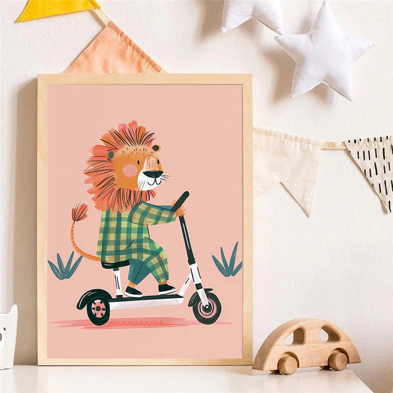 Dog Airplane Lion in Car Anima - đánh giá và giá Baby Nursery Pictures