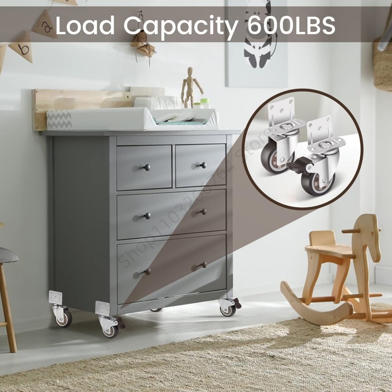 4Pcs L Type Heavy Duty Furnitu - đánh giá và giá Baby Nursery Trolley