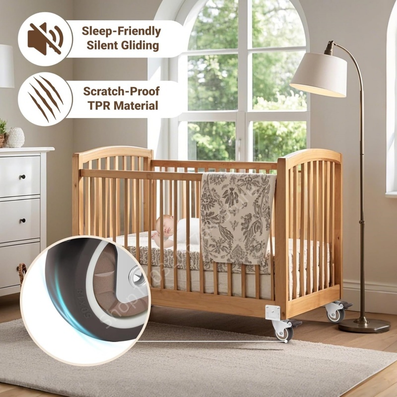 4Pcs L Type Heavy Duty Furnitu - đánh giá và giá Baby Nursery Trolley