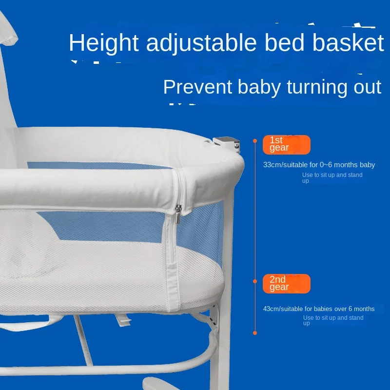 Adjustable Newborn Bassinet wi - đánh giá và giá Baby Nursery Trolley