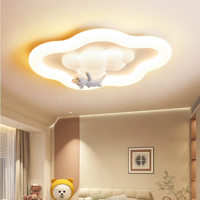 French Creamy Cloud Ceiling Li - đánh giá và giá Baby Nursery Light Fixture