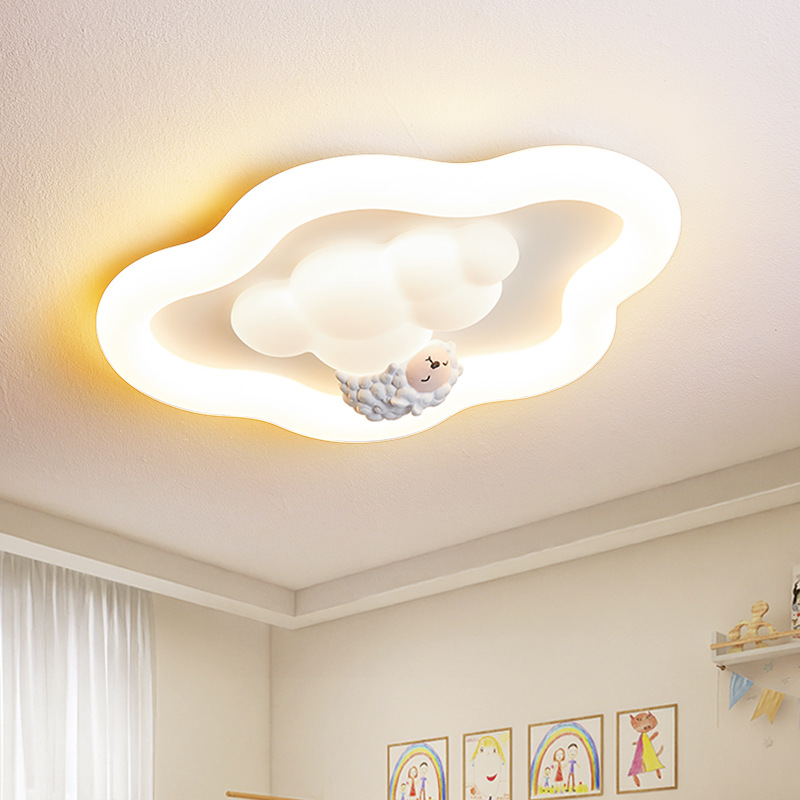 French Creamy Cloud Ceiling Li - đánh giá và giá Baby Nursery Light Fixture