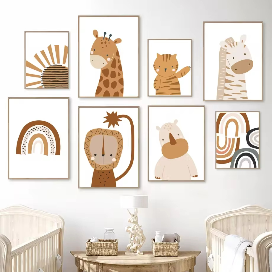 Rainbow Sun Lion Dinosaur Alph - đánh giá và giá Baby Nursery Mirror