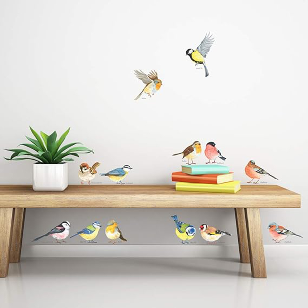 13pcs Little Birds Wall Sticke - đánh giá và giá Baby Nursery Panelling