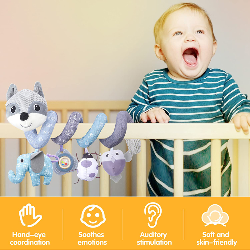 Car Seat Toys Infant Baby Fox  - đánh giá và giá Baby Nursery Trolley