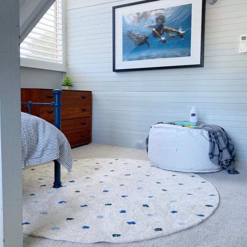 Dot Fluffy Carpet Living Room  - đánh giá và giá Baby Nursery Mat