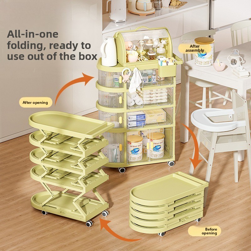 Hanging Floor Cart Baby Organi - đánh giá và giá Baby Nursery Trolley